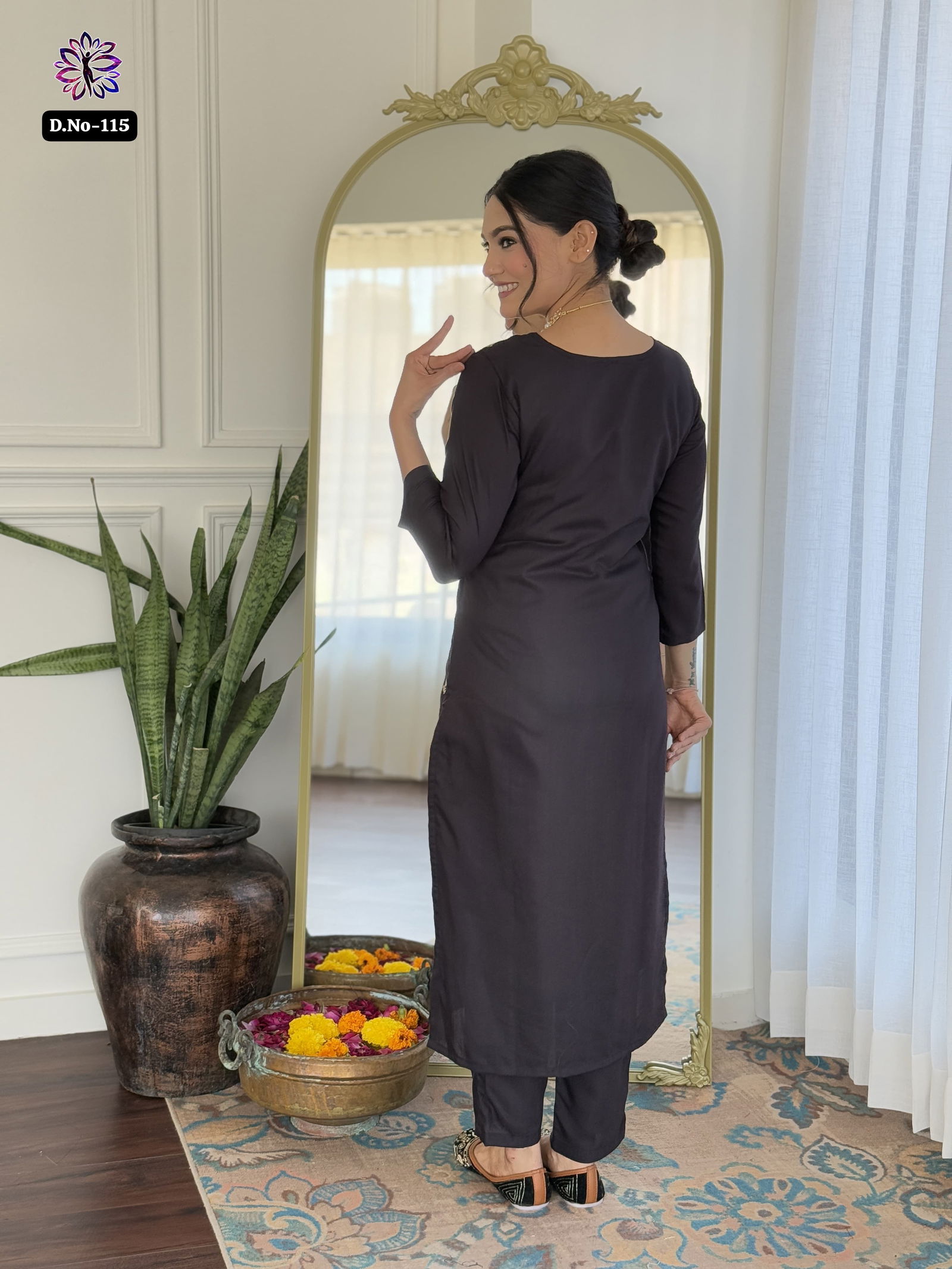 KF 115 Kalaai Viscose Slub Kurti With Bottom Dupatta Orders In India